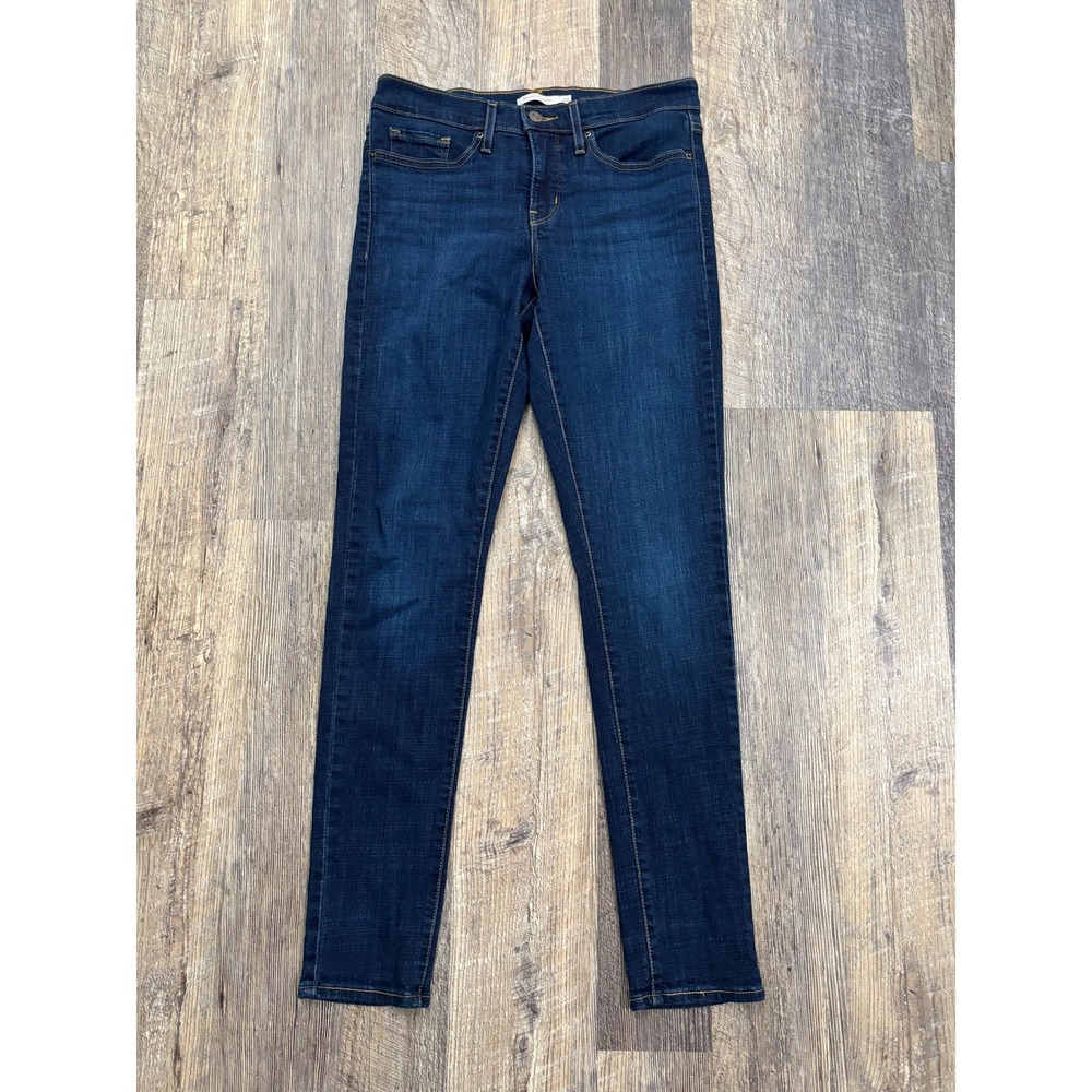 Levis 311 Shaping Skinny Jeans Womens 28 Dark Wash Indigo Denim Stretch 9.5 Rise
